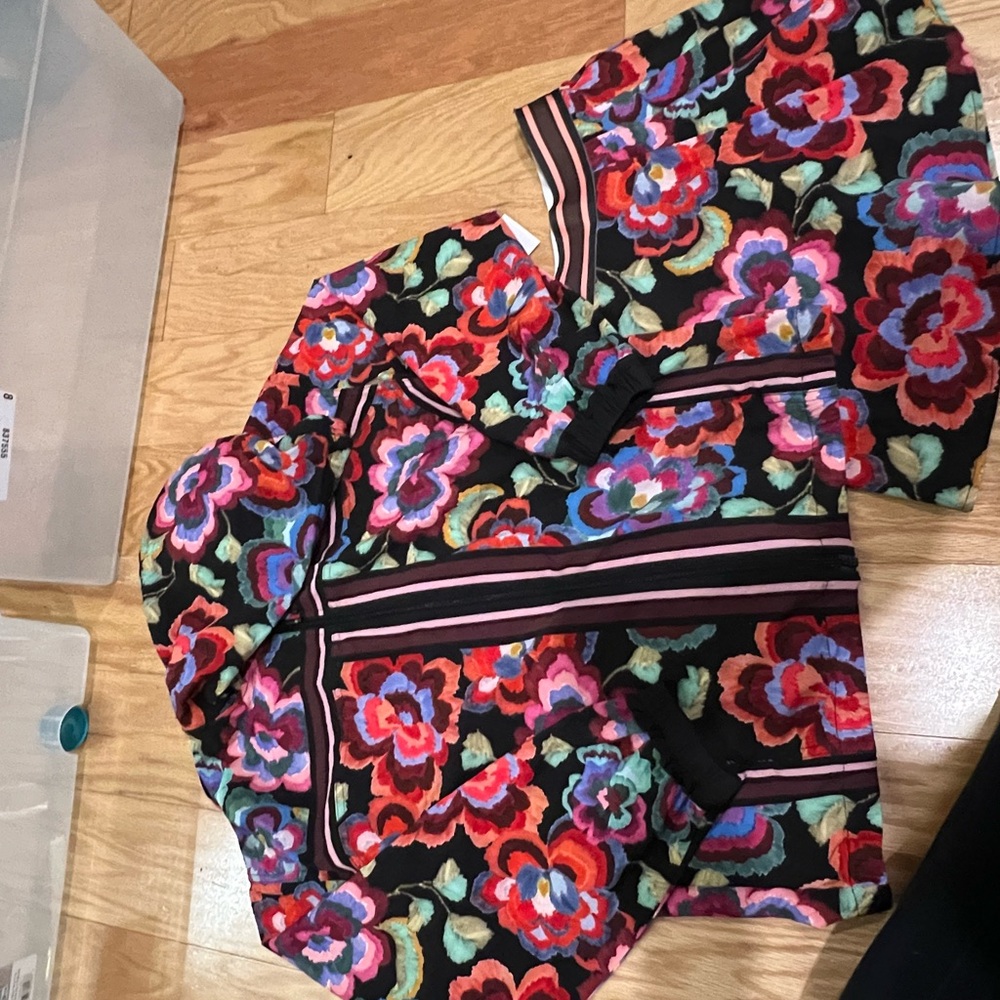 Johnny was 3 piece Floral Multicolor Jacket polo and skirt tennis set